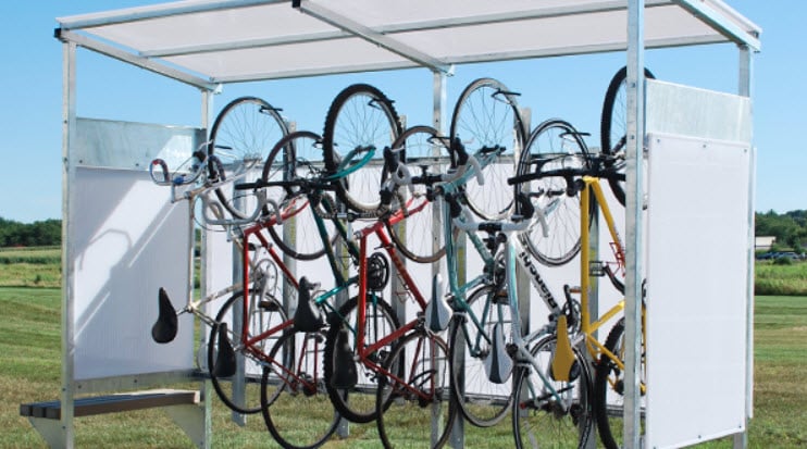 Outside bike storage best sale